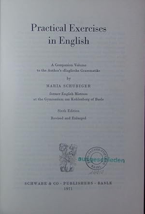 Seller image for Practical exercises in English. for sale by Antiquariat Bookfarm