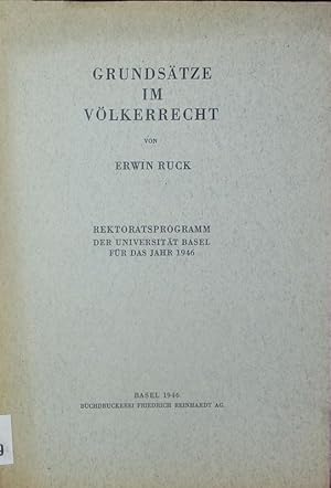 Seller image for Grundstze im Vlkerrecht. for sale by Antiquariat Bookfarm