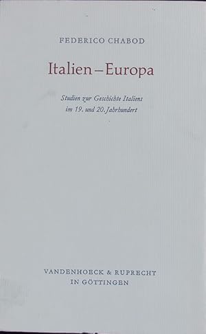 Bild des Verkufers fr Italien-Europa. zum Verkauf von Antiquariat Bookfarm