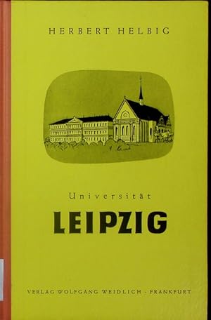 Seller image for Universitt Leipzig. for sale by Antiquariat Bookfarm