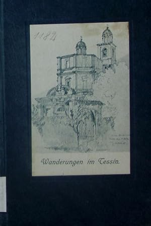 Bild des Verkufers fr Wanderungen im Tessin. zum Verkauf von Antiquariat Bookfarm