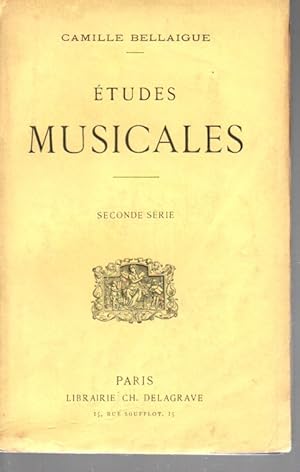 Etudes musicales. Seconde série.