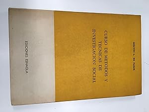 Seller image for Curso de metodos y tecnicas de investigacion social for sale by Libros nicos