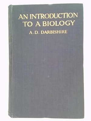 Bild des Verkufers fr An Introduction To A Biology And Other Papers. zum Verkauf von World of Rare Books