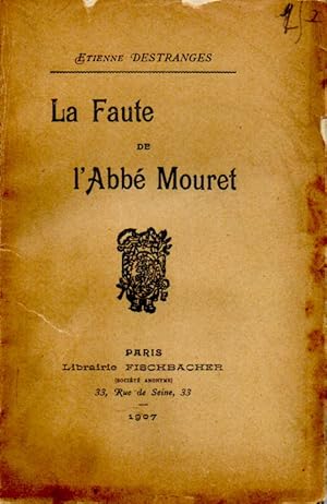 La faute de l'abbé Mouret