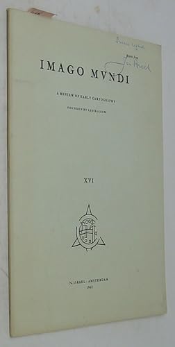 Imago Mundi: A Review of Early Cartography: Reprint from Volume XVI: Place Names in 16th and 17th...