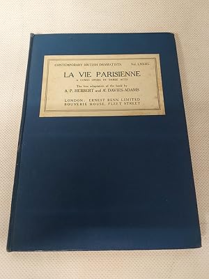 Bild des Verkufers fr La Vie Parisienne. A Comic Opera in Three Acts. zum Verkauf von Cambridge Rare Books