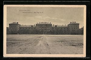 Ansichtskarte Rendsburg, Infanterie-Kaserne