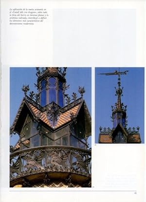 Imagen del vendedor de LAMINA V19412: Castell dels Tres Dragons. Aguja de hierro y cristal a la venta por EL BOLETIN