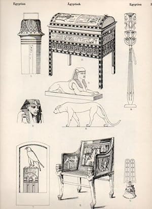 Seller image for LAMINA V19453: Style Manuals: Egyptian Art. Sheet 2 for sale by EL BOLETIN