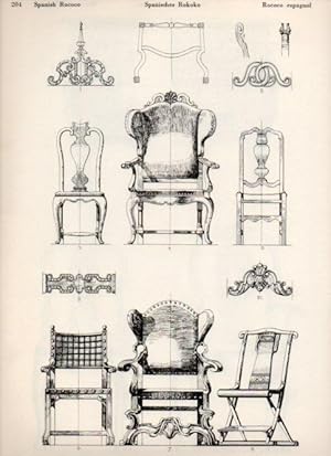 Seller image for LAMINA V19553: Style Manuals: Spanish Rococo Art. Sheet 1 for sale by EL BOLETIN