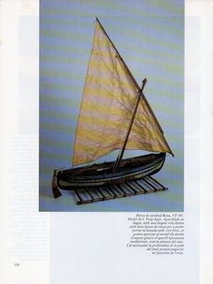 Imagen del vendedor de LAMINA V19664: Museu Maritim de Barcelona. Barca de sardinal Rosa VF345 a la venta por EL BOLETIN