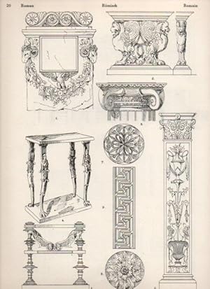 Seller image for LAMINA V19461: Style Manuals: Roman Art. Sheet 2 for sale by EL BOLETIN