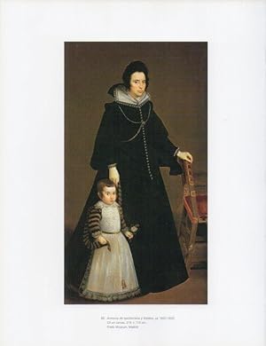 Bild des Verkufers fr LAMINA V18930: Velazquez. Antonia de Ipearrieta y Galdos 1631-1632 zum Verkauf von EL BOLETIN
