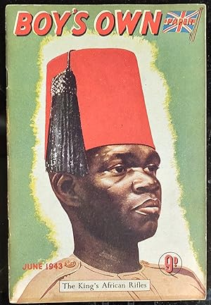 Immagine del venditore per Boy's Own Paper June 1943 Volume 65 No. 9 / Frank Lane "Split Second!" / A Nettleton "Doughboys in Britain" / Philip Briggs "North with the Pintail" / The King's African Rifles /Gunby Hadath "The Fifth Hubbard" / Hugh McCutcheon "Fearless One" venduto da Shore Books