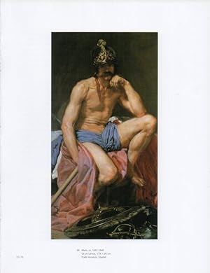 Bild des Verkufers fr LAMINA V18928: Velazquez. Mars 1637-1640 zum Verkauf von EL BOLETIN