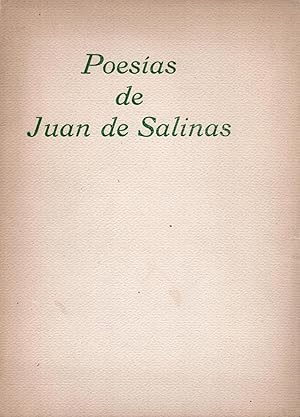 Imagen del vendedor de Poesias. a la venta por Librairie Jean-Yves Lacroix