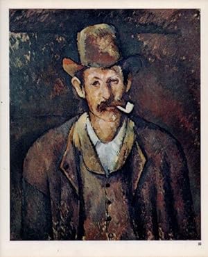 Bild des Verkufers fr LAMINA V18970: Cezanne. Man smoking a pipe zum Verkauf von EL BOLETIN