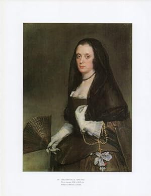 Image du vendeur pour LAMINA V18933: Velazquez. Lady with Fan 1640-1642 mis en vente par EL BOLETIN