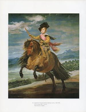 Seller image for LAMINA V18920: Velazquez. Equestrian Portrait of Prince Baltasar Carlos 1634-1635 for sale by EL BOLETIN