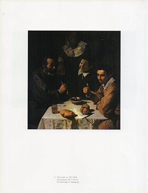 Imagen del vendedor de LAMINA V18897: Velazquez. The Lunch 1617-1618 a la venta por EL BOLETIN