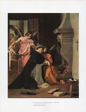 Bild des Verkufers fr LAMINA V18914: Velazquez. The Temptation of St. Thomas Aquinas 1628-1629 zum Verkauf von EL BOLETIN