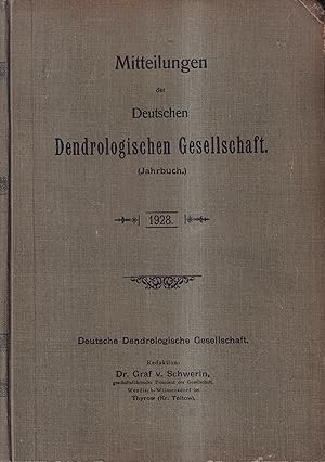 Imagen del vendedor de Mitteilungen 1928 (Jahrbuch) a la venta por Clivia Mueller