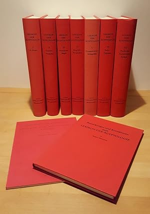 Lexikon der Ägyptologie. 7 Bände (komplett) und 2 Bände Bemerkungen und Korrekturen, sowie Index ...