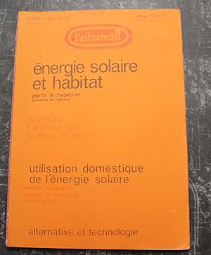 Image du vendeur pour 1975 - NERGIE SOLAIRE & HABITAT, Pierre Le Chapellier "L'affranchi, N59" mis en vente par Bouquinerie Spia