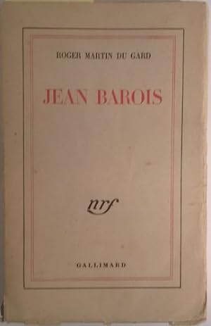 Bild des Verkufers fr Jean Barois zum Verkauf von Ammareal