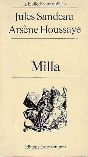 Bild des Verkufers fr Milla, zum Verkauf von L'Odeur du Book