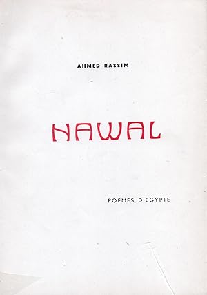 Image du vendeur pour Nawal. Pomes d gypte. mis en vente par Librairie Jean-Yves Lacroix