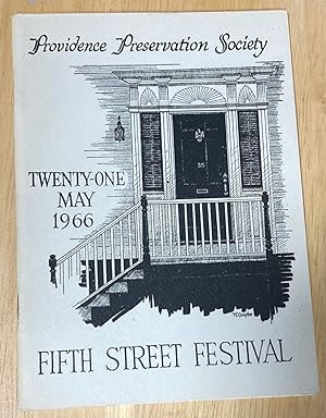 Providence Preservation Society Fifth Street Festival Twenty-one May 1966