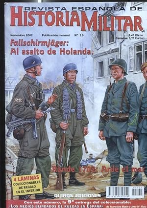 Bild des Verkufers fr Historia Militar revista numero 29 de noviembre 2002:la academia de sargentos provisionales de Artilleria en Medina del Campo zum Verkauf von El Boletin