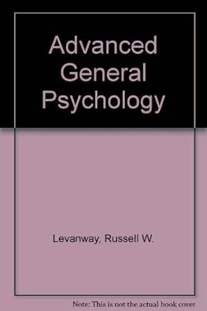 Seller image for Advanced General Psychology for sale by WeBuyBooks