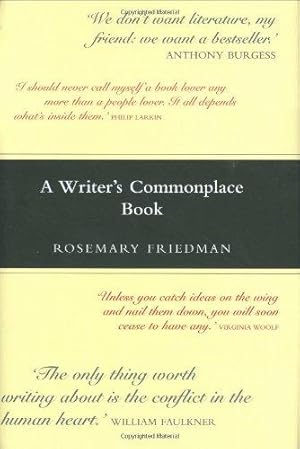 Imagen del vendedor de A Writer's Commonplace Book a la venta por WeBuyBooks