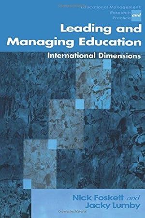 Imagen del vendedor de Leading and Managing Education: International Dimensions (Centre for Educational Leadership and Management) a la venta por WeBuyBooks