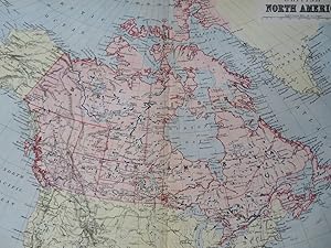 Canada Ontario Quebec Maritimes Alberta Manitoba British Columbia 1895 map