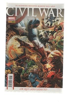 Image du vendeur pour CIVIL WAR, Volumen 1, Numero 07: Civil War (Panini 2007) mis en vente par El Boletin