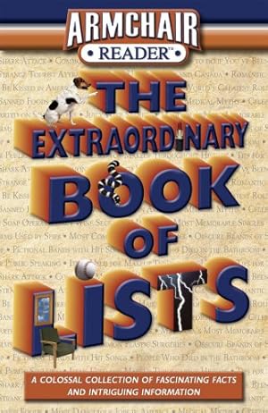 Seller image for Armchair Reader The Extraordinary Book of Lists for sale by Reliant Bookstore