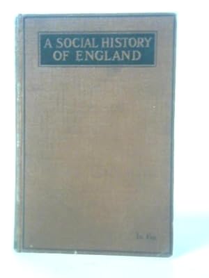 Imagen del vendedor de A Social History of England a la venta por World of Rare Books