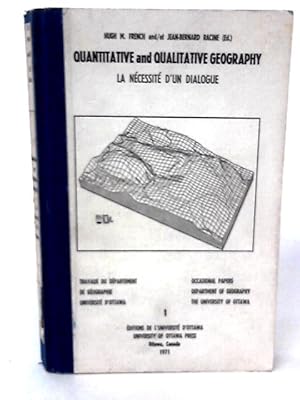 Bild des Verkufers fr Quantitative and Qualitative Geography zum Verkauf von World of Rare Books