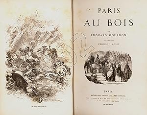 PARIS AU BOIS. Illustrations hors-texte de Edmond Morin. (1824-1882).