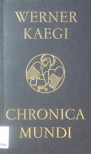 Image du vendeur pour Chronica mundi. mis en vente par Antiquariat Bookfarm