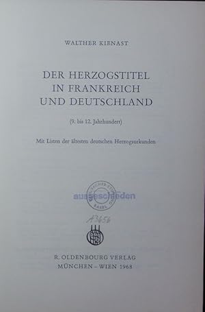 Immagine del venditore per Studien zur Rechts- und Sozialgeschichte des Deutschordenslandes. venduto da Antiquariat Bookfarm