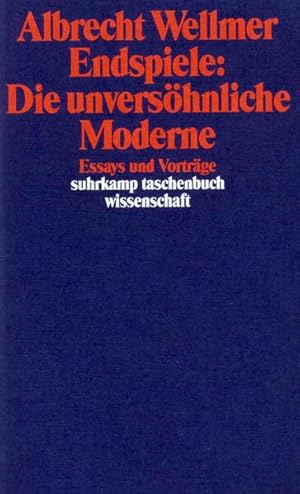 Bild des Verkufers fr Endspiele: die unvershnliche Moderne : Essays und Vortrge. (= Suhrkamp-Taschenbuch Wissenschaft ; 1095 ). zum Verkauf von Antiquariat Thomas Haker GmbH & Co. KG