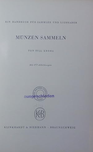 Bild des Verkufers fr Mnzen sammeln. zum Verkauf von Antiquariat Bookfarm