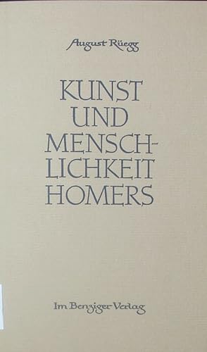 Immagine del venditore per Kunst und Menschlichkeit Homers. venduto da Antiquariat Bookfarm
