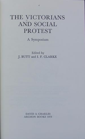Bild des Verkufers fr The Victorians and social protest : a symposium. zum Verkauf von Antiquariat Bookfarm