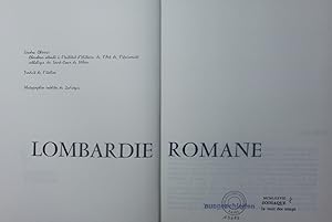 Imagen del vendedor de Lombardie romane. a la venta por Antiquariat Bookfarm